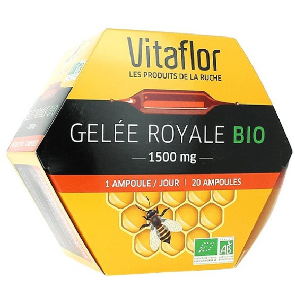 Sữa Ong Chúa Gelée Royal Vitaflor Bio 1500mg PHÁP