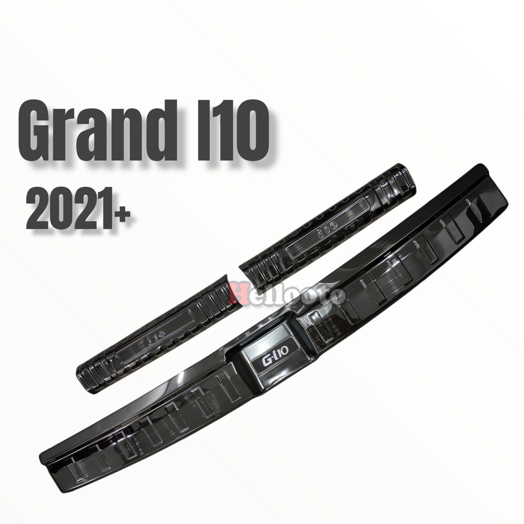 Nẹp bậc cốp, Chống trầy cốp xe Xe Grand I10 2021 2022  2023 mẫu Titan + Tặng Keo Tăng Dính