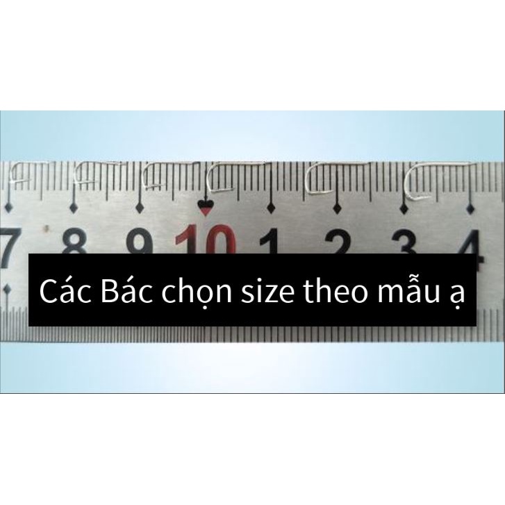Lưỡi câu inox siêu nhạy chuyên câu cá rô phi rô đồng câu cá tự nhiên