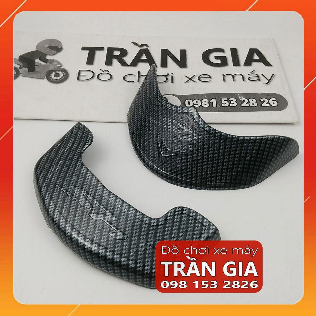 Bộ ốp mỏ dè xe SH nam 125i 150i năm 2012-2013-2014-2015-2016 trước sau chỉ mũi dè xi carbon - phụ kiện trang trí