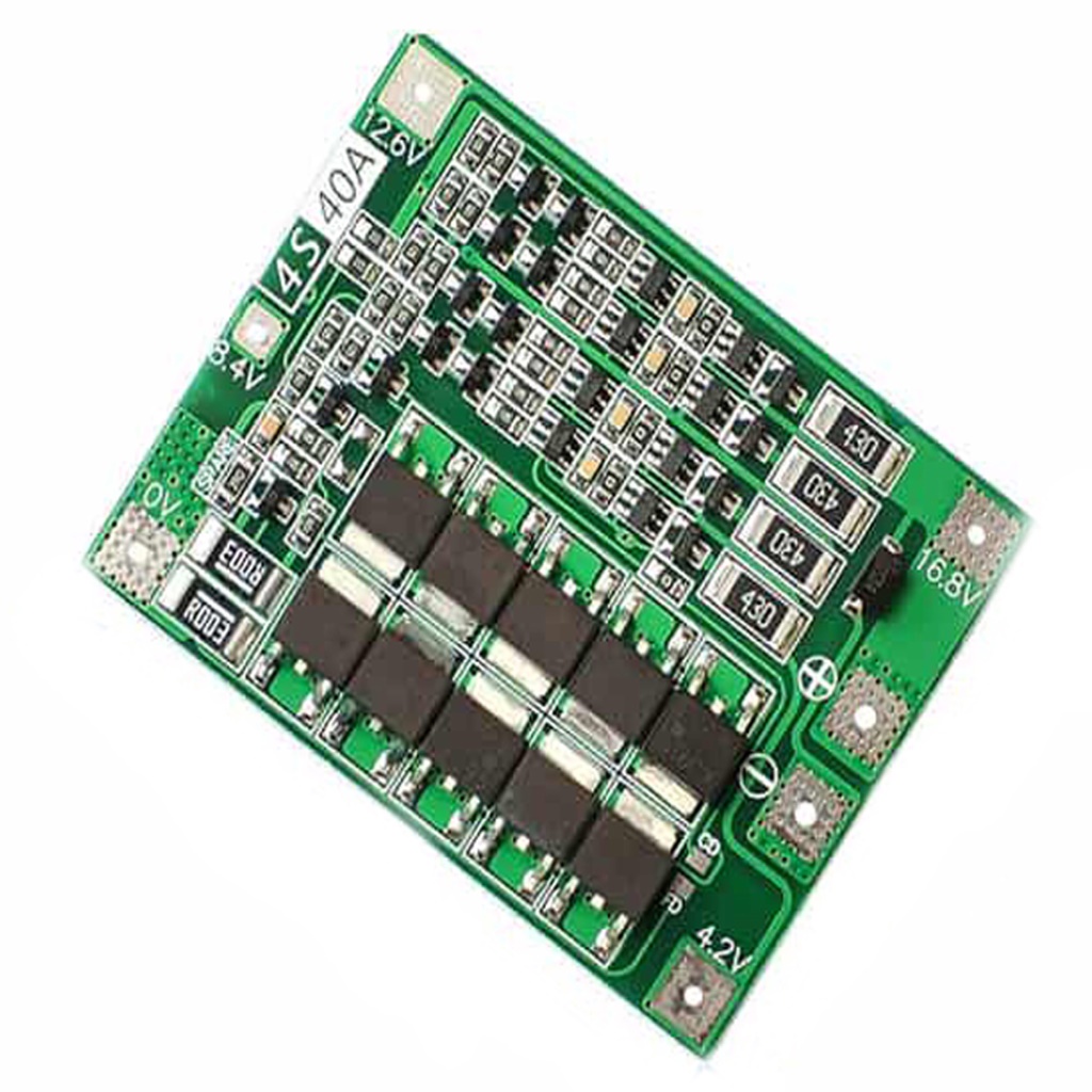 Mạch Sạc Cân Bằng Và Bảo Vệ Pin 4S 14.8V-16.8V 40A Sạc Pin 18650, Pin Lithium Iion 3.7V