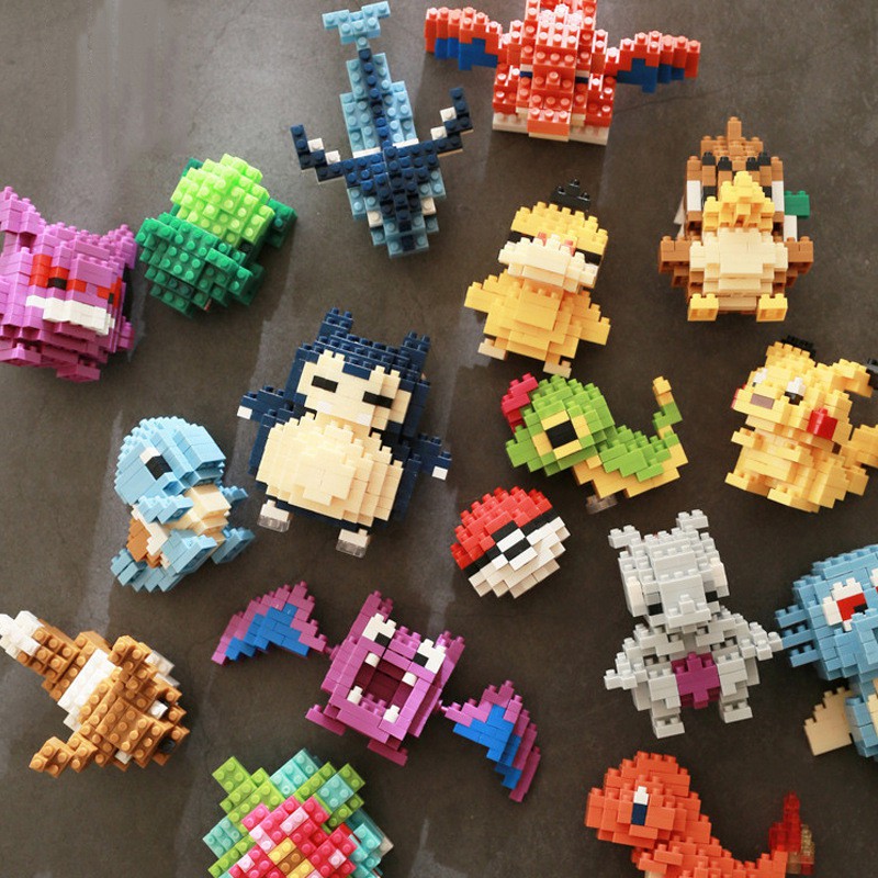 Đồ chơi xếp hình Pokemon & Pikachu dễ thương cho bé