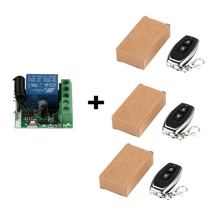 Bộ Tiếp Nhận Tín Hiệu Điều Khiển Từ Xa Không Dây 433Mhz DC 12V 1CH