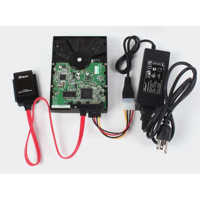 _Cáp chuyển tín hiệu USB ra IDE và SATA - Dtech 8003A