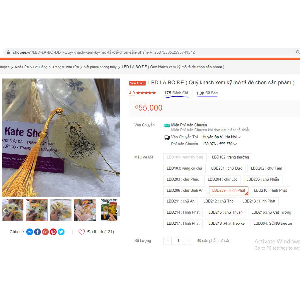 LBD LÁ BỒ ĐỀ Link 02 ( Quý khách xem kỹ mô tả để chọn sản phẩm ) | BigBuy360 - bigbuy360.vn