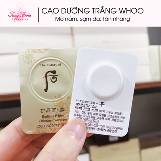 10 viên Sample Viên cao Whoo mờ nám, tàn nhang, thâm sạm | Jang Anna Cosmetics