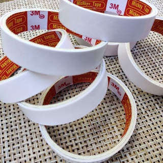 Băng dính trắng 2 mặt 3M khổ rộng 17mm