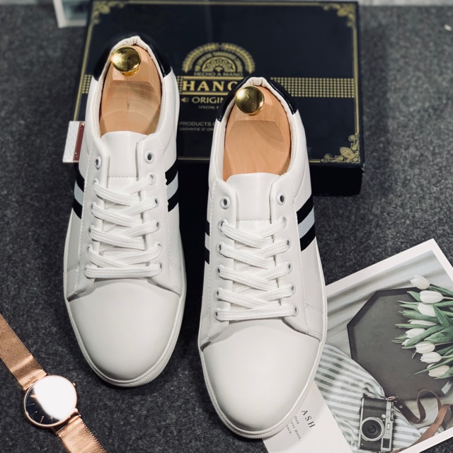 ⚡ 1 TUẦN GIÁ SỐC TRI ÂN KHÁCH HÀNG ⚡  Giày thể thao nam sọc xám siêu đẹp MS 16 MUN STORE