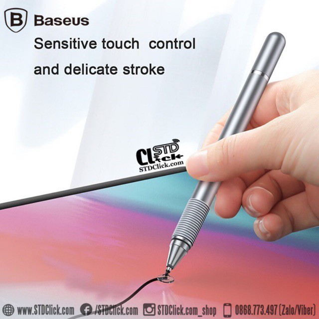 BÚT CẢM ỨNG BASEUS PEN HOUSEHOLD CHÍNH HÃNG HÀNG CHUẨN