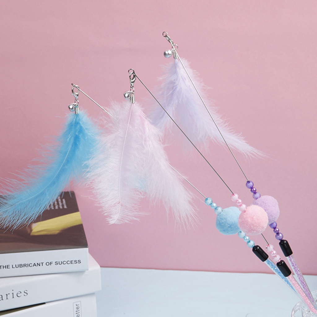 Đồ Chơi Lông Vũ Dễ Thương Dành Cho Mèo Cưng