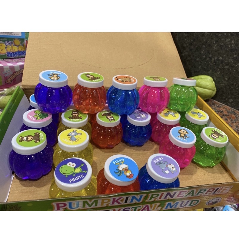hộp 24 lọ slime nhiều mầu có nhũ ( sỉ đồ trẻ em)