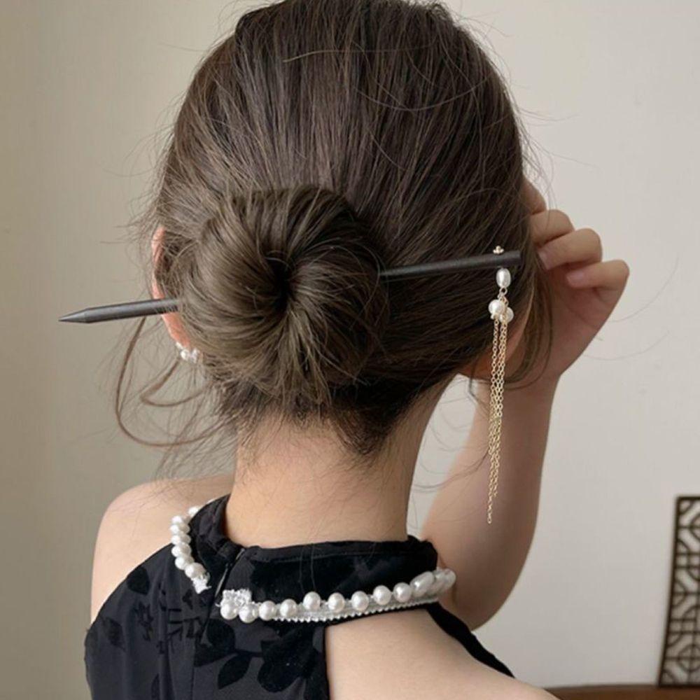 Trâm Cài Tóc Đính Ngọc Trai Phong Cách Trung Hoa Cổ Điển Cho Nữ