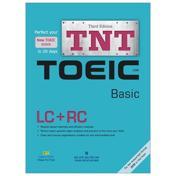 Sách - TNT Toeic Basic LC + RC (bản thứ ba) (kèm 1 đĩa MP3)