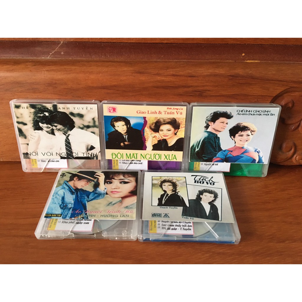 5 MD Mini Disc Nhạc Vàng Song Ca Huyền thoại