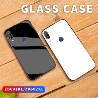 Ốp điện thoại kính cường lực thời trang cho asus max pro m1 m2 zb601kl zb602kl zb631kl