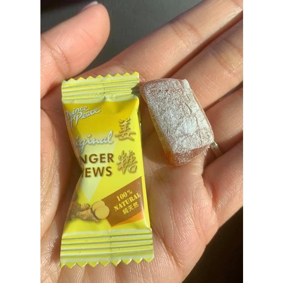Kẹo Gừng Dẻo Original Ginger Chews - Hàng Mỹ