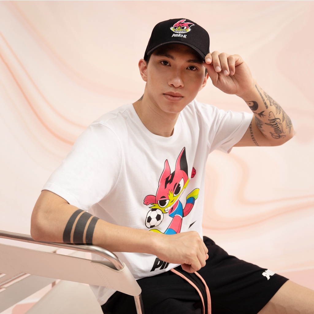 Mũ lưỡi trai PINKO H. nam nữ chất liệu cotton by Đoàn Văn Hậu DVH HOUSE
