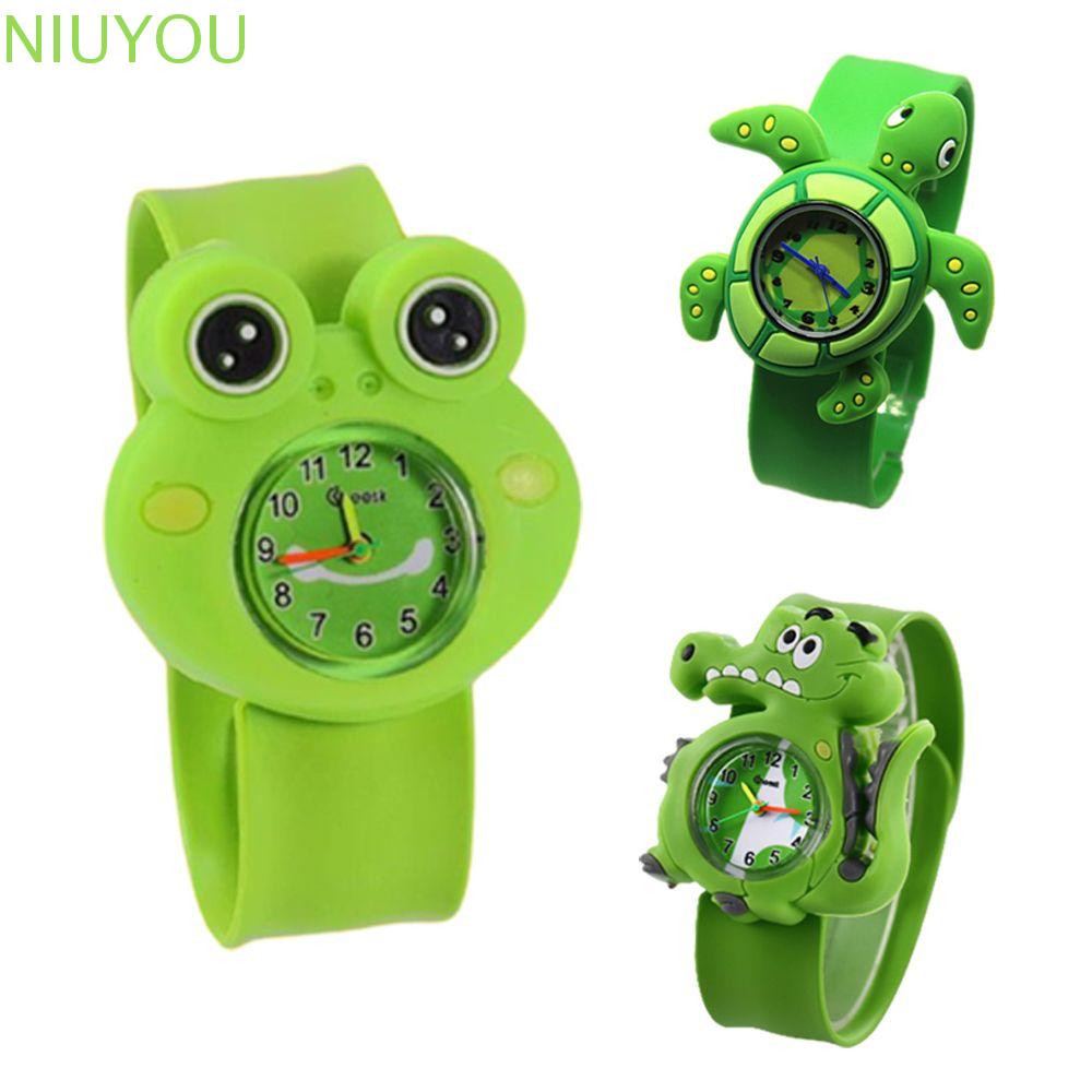 Đồng hồ đeo tay kỹ thuật số hình ếch hoạt hình 3D dễ thương cho bé