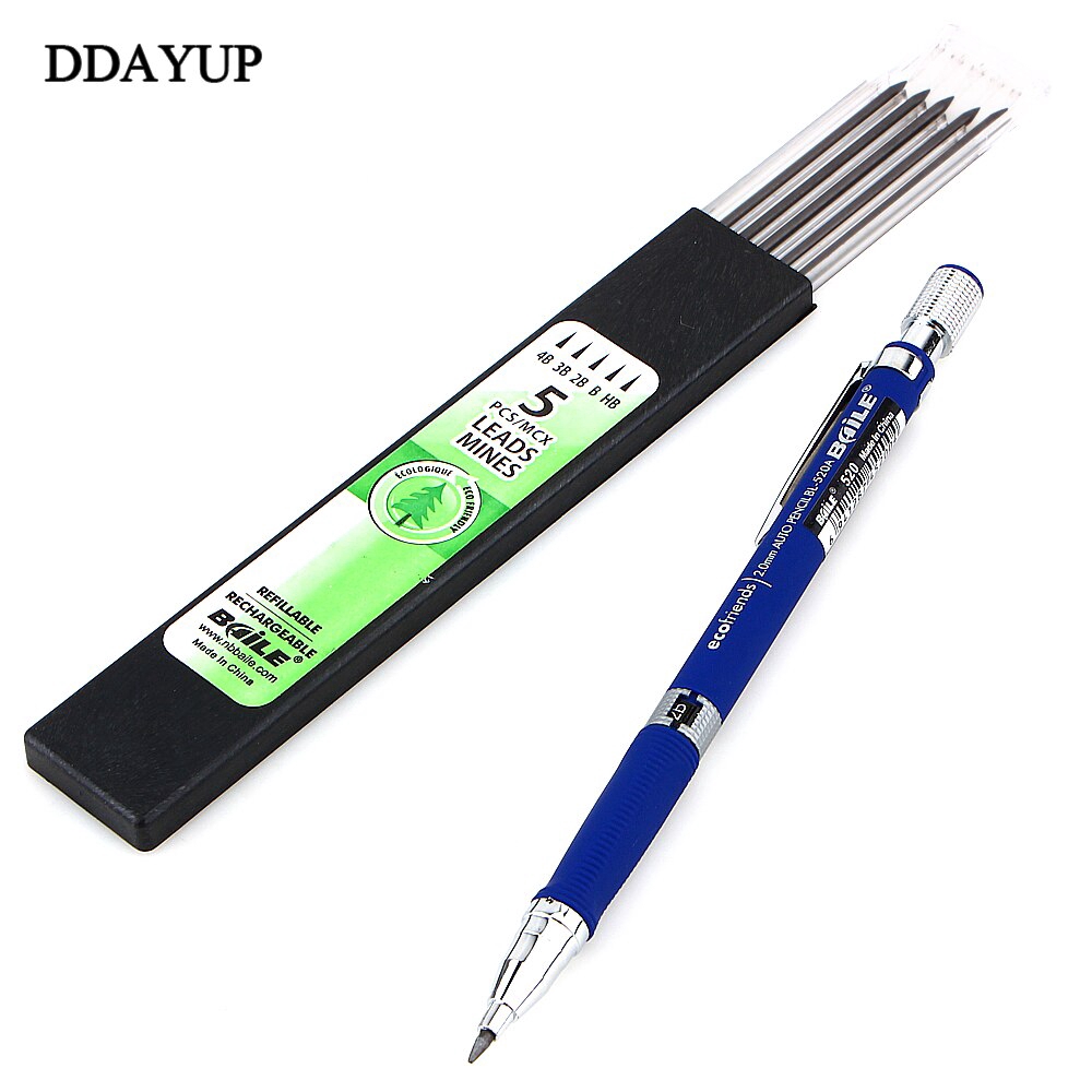 Ngòi bút chì bấm 2B 2mm chất lượng cao