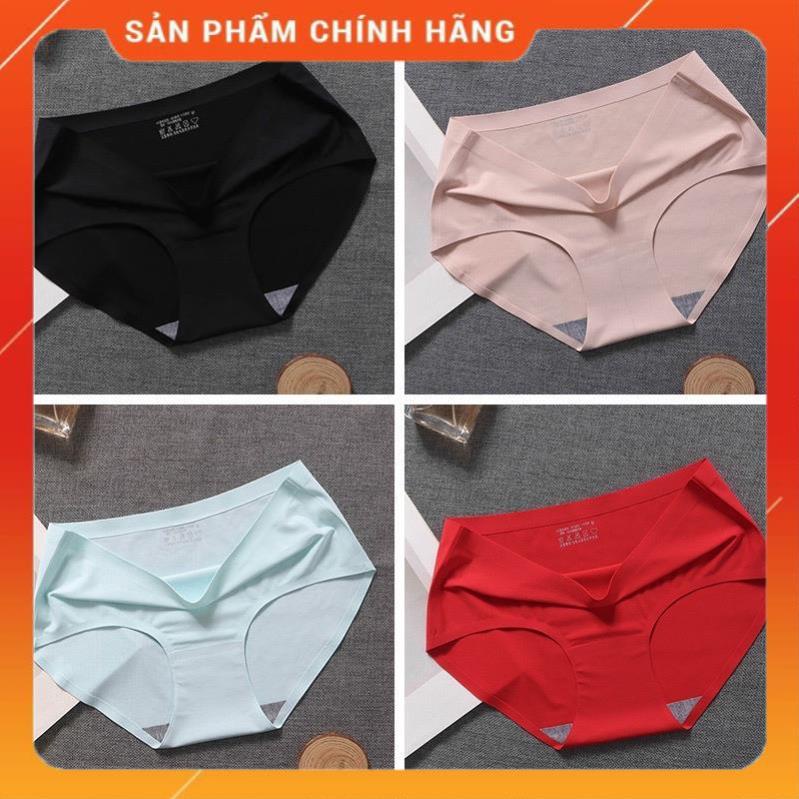 Quần Lót Nữ Đúc Su Thun Lạnh Cao Cấp Không Đường May Mềm Mại Kháng Khuẩn được chọn màu 880