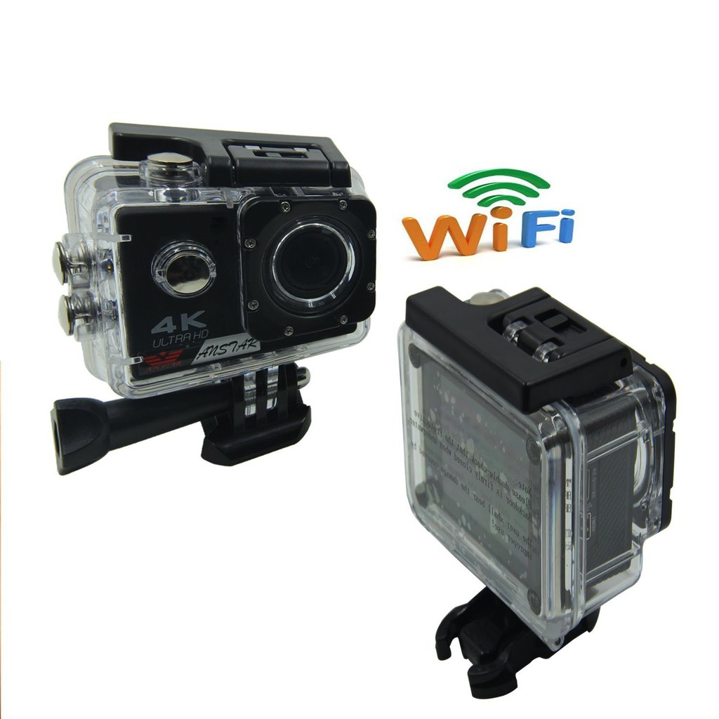 Máy ảnh hành động 4K WIFI chống thấm nước kiểu dáng thể thao cho hình ảnh HD | BigBuy360 - bigbuy360.vn