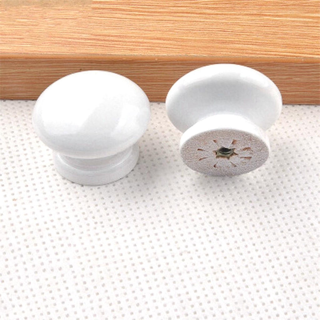Tay Nắm Cửa Tủ Bằng Gỗ Hình Tròn DIY