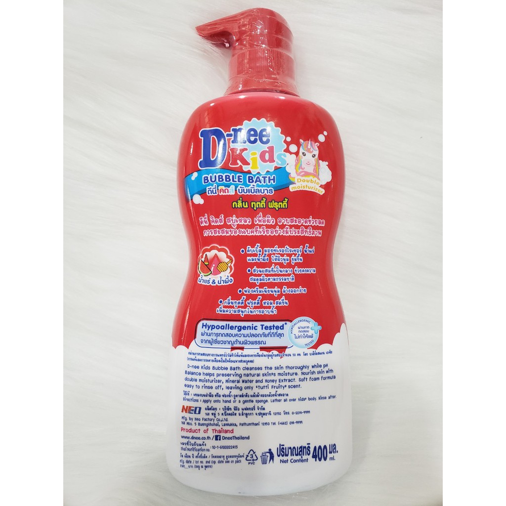 Sữa tắm gội Dnee Kid hình con ngựa cho bé 400ml Thái Lan