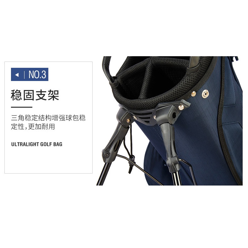 TÚI GẬY GOLF FULLSET CHỐNG NƯỚC CÓ CHÂN CHỐNG - PGM QB074 LIGHTWEIGHT WATERPROOF STAND GOLF BAG