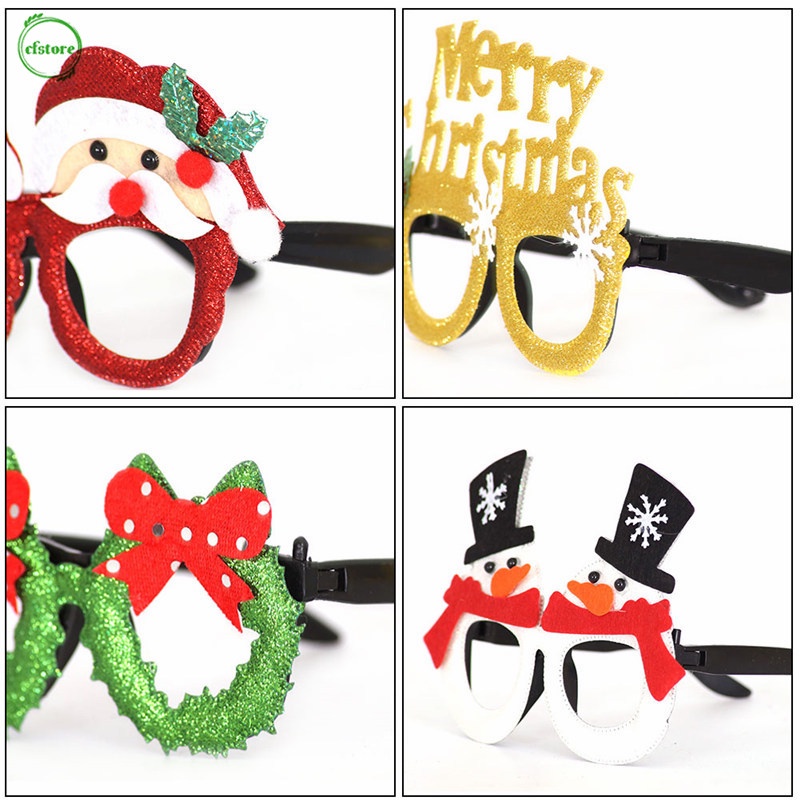 Mắt kính họa tiết giáng sinh dễ thương bắt mắt sành điệu