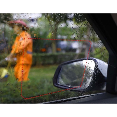 Bộ 2 miếng dán gương ô tô chống bám nước