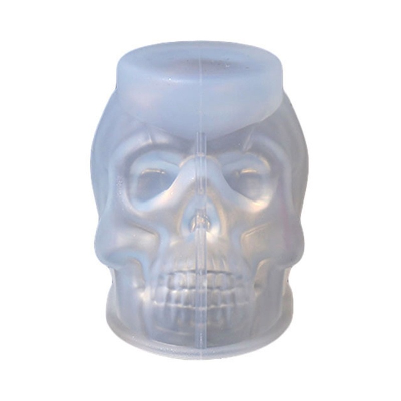 Khuôn Silicone Làm Xà Phòng Hình Đầu Lâu Độc Đáo