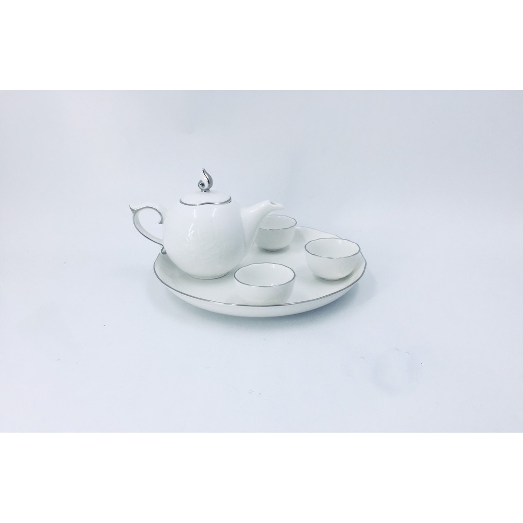 BỘ TRÀ 0.3L – SEN IFP – CHỈ BẠCH KIM