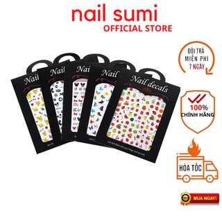 Sticker miếng dán móng 3d vuốt sang chọn mẫu)