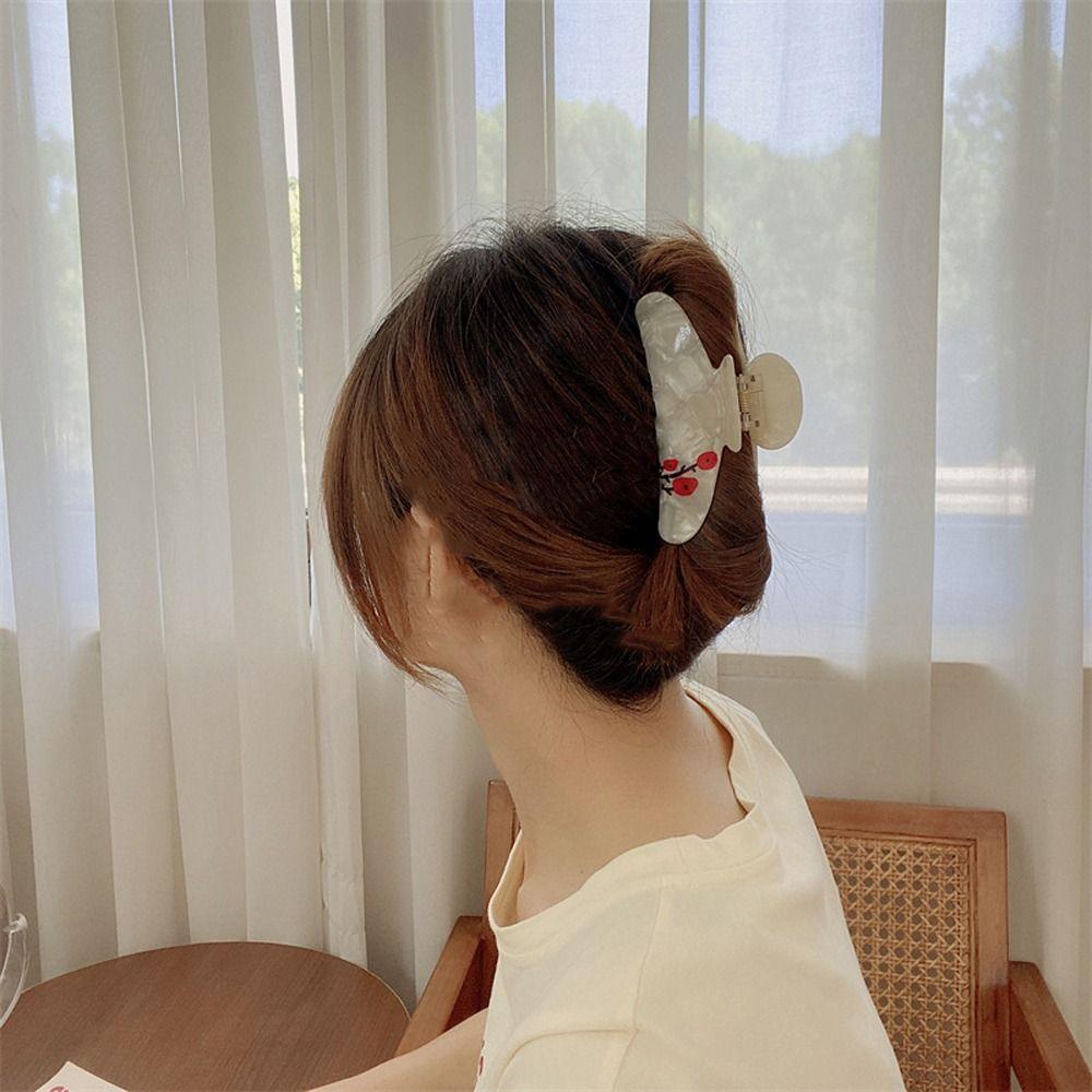 Kẹp Tóc Hoa Đỏ Phong Cách Trung Hoa Cho Nữ