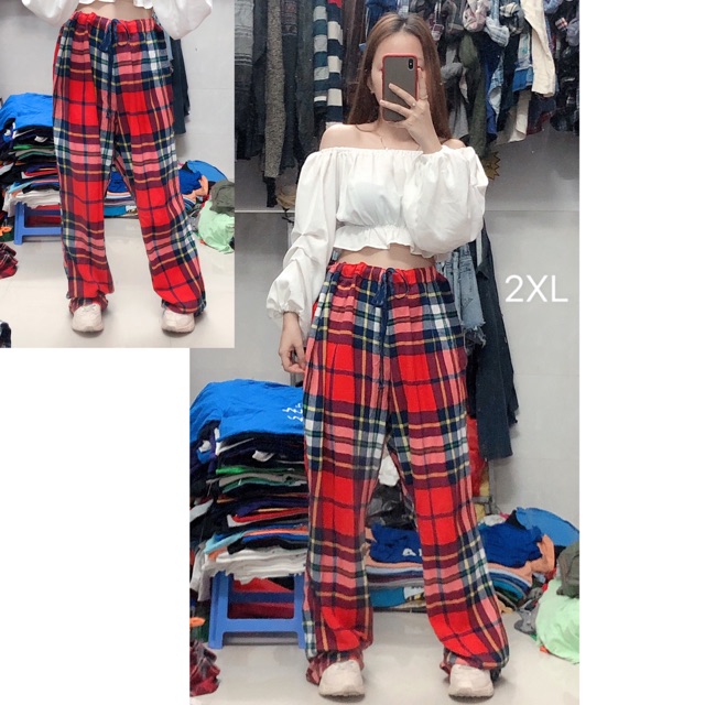Quần flannel pants