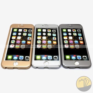 Ốp lưng Iphone  6/6s, 6/6s Plus chống sốc 2 mặt (có kính cường lực)