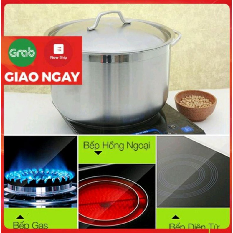 Nồi INOX Luộc Gà 3 Đáy Cao Cấp Five Star 26-28-30-32-36
