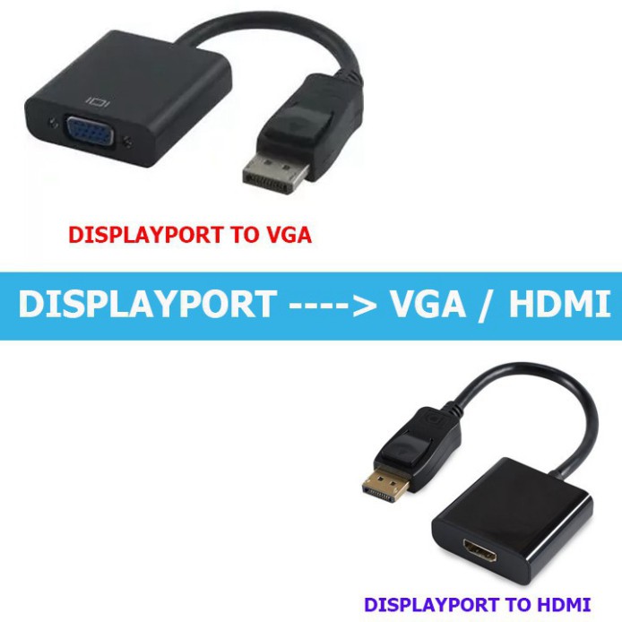 Cáp chuyển đổi display qua VGA (Xả Kho) CÁP CHUYỂN ĐỔI DISPLAY PORT TO VGA ĐẢM BẢO CHẤT LƯỢNG Shop congngheso23