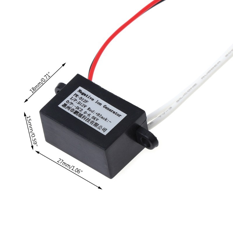 Đầu cắm sản xuất ion âm tự làm DC 12V