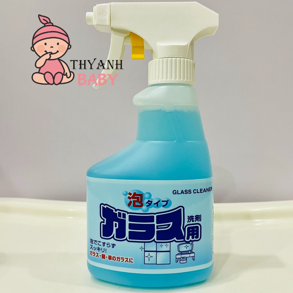 Xịt Tẩy Rửa Vệ Sinh Kính Dạng Bọt 300ml Rocket