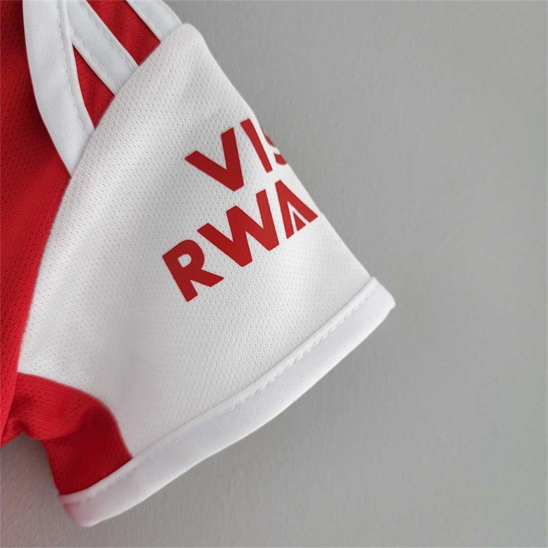 Bộ Quần Áo Bóng Đá Vải Cotton Chất Lượng Cao Cho Bé Sơ Sinh 22 / 23 Arsenal 3 Tháng - 2 Tuổi 2022 / 23