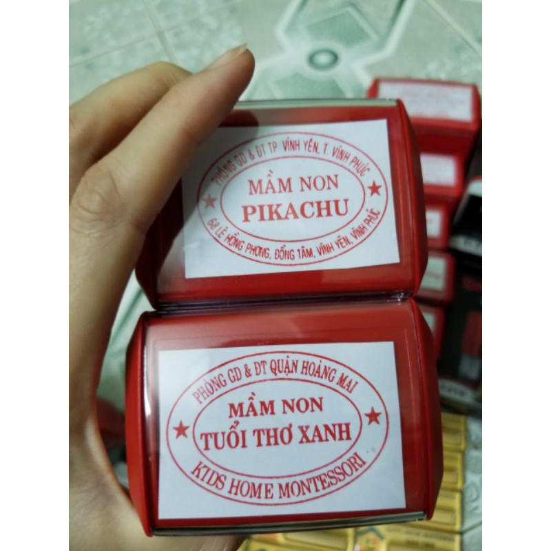 Dấu elip khắc theo yêu cầu