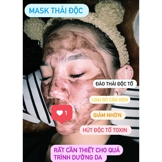 Mặt nạ thải độc Detox mask, mặt nạ thải độc da