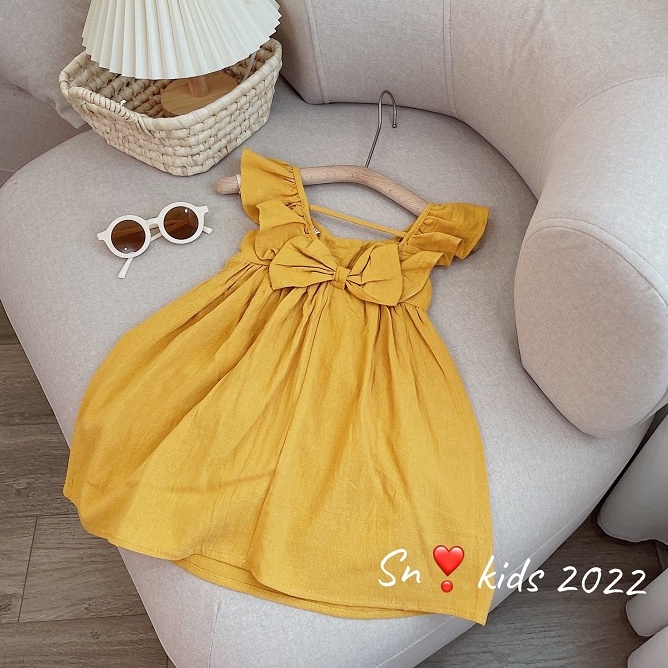 Váy đầm công chúa cánh tiên cao cấp bé gái 8-20kg