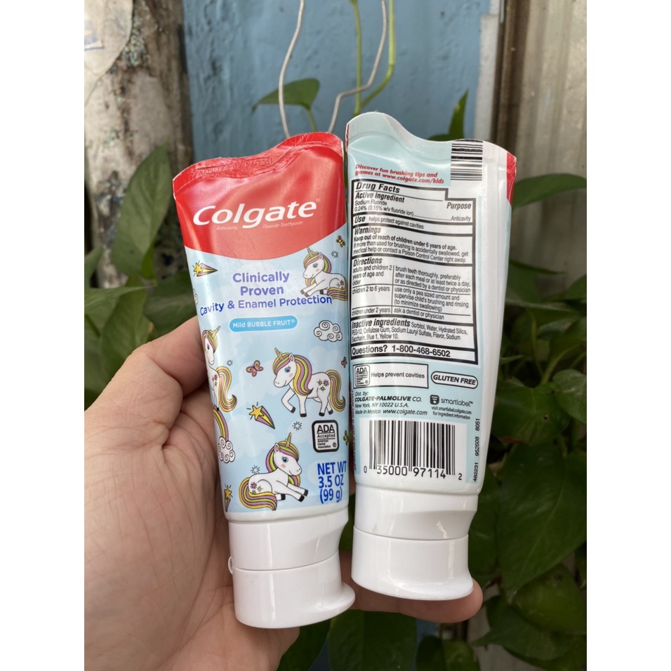 Kem Đánh Răng Colgate Cavity &amp; Enamel Protection 99g Cho Bé - Hàng Mỹ