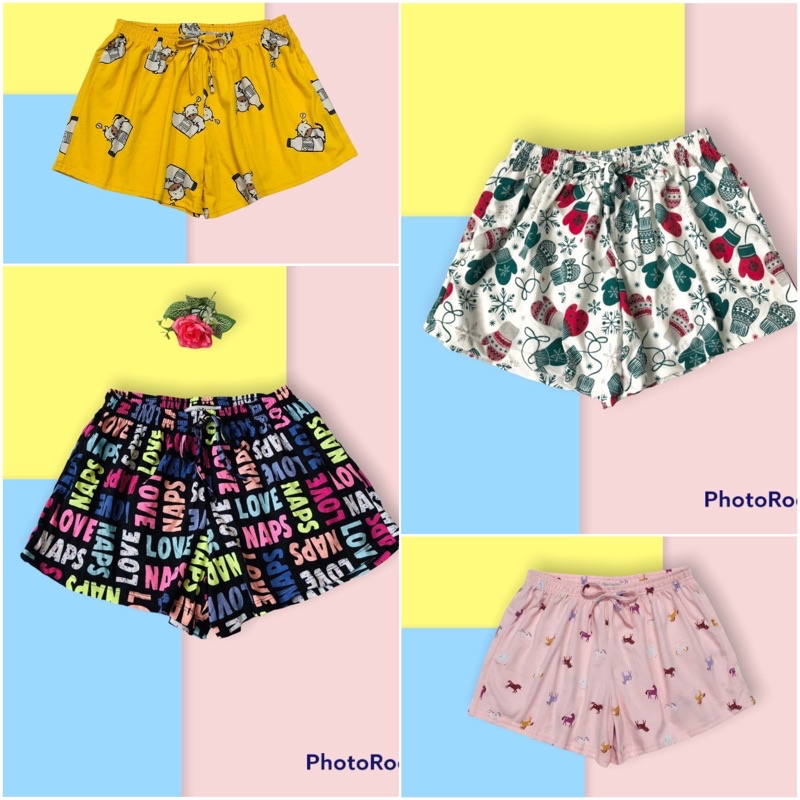 Quần ngủ nữ chất cotton cực xinh SEVEN