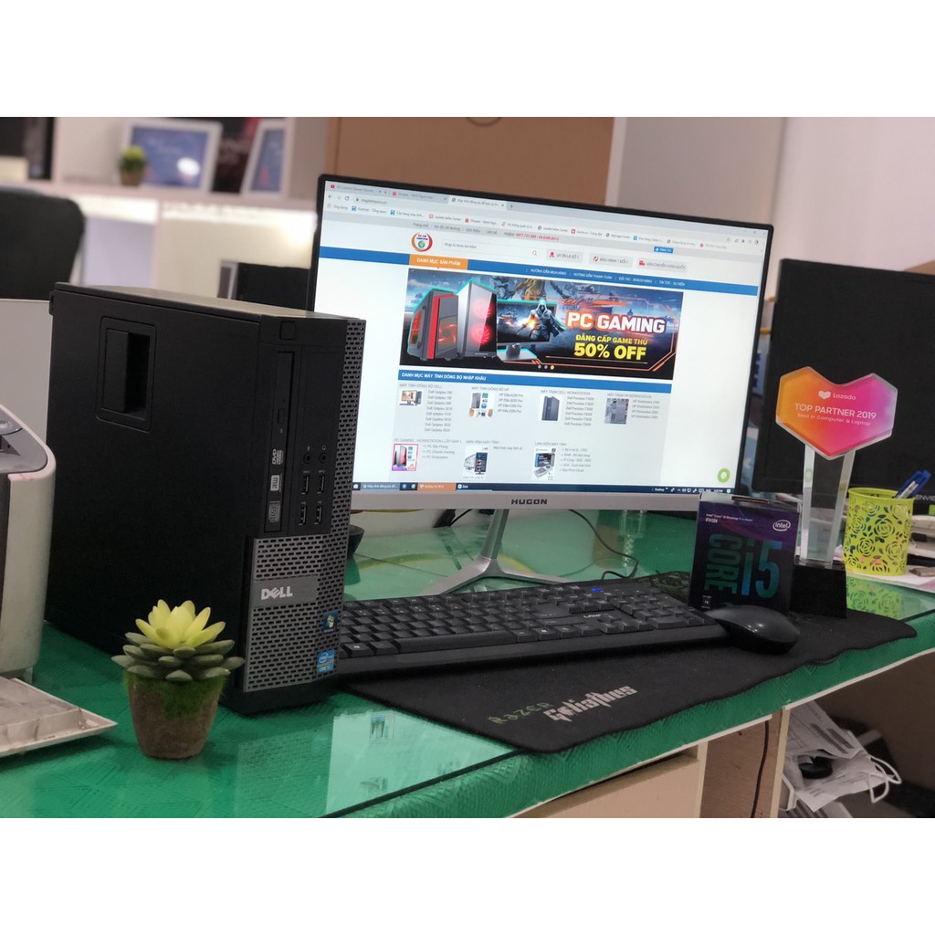 Bộ máy tính Văn phòng Dell Optiplex (Core i7 2600 - Core i5 - Ram 8Gb - SSD 120Gb) Màn hình Cong 24 inch - Tặng Bàn phím | BigBuy360 - bigbuy360.vn