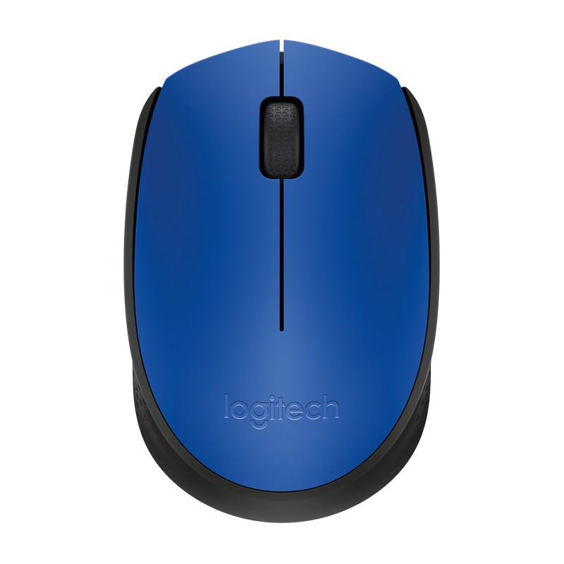 Chuột không dây Logitech M171 (Đỏ/Xanh/Xám)