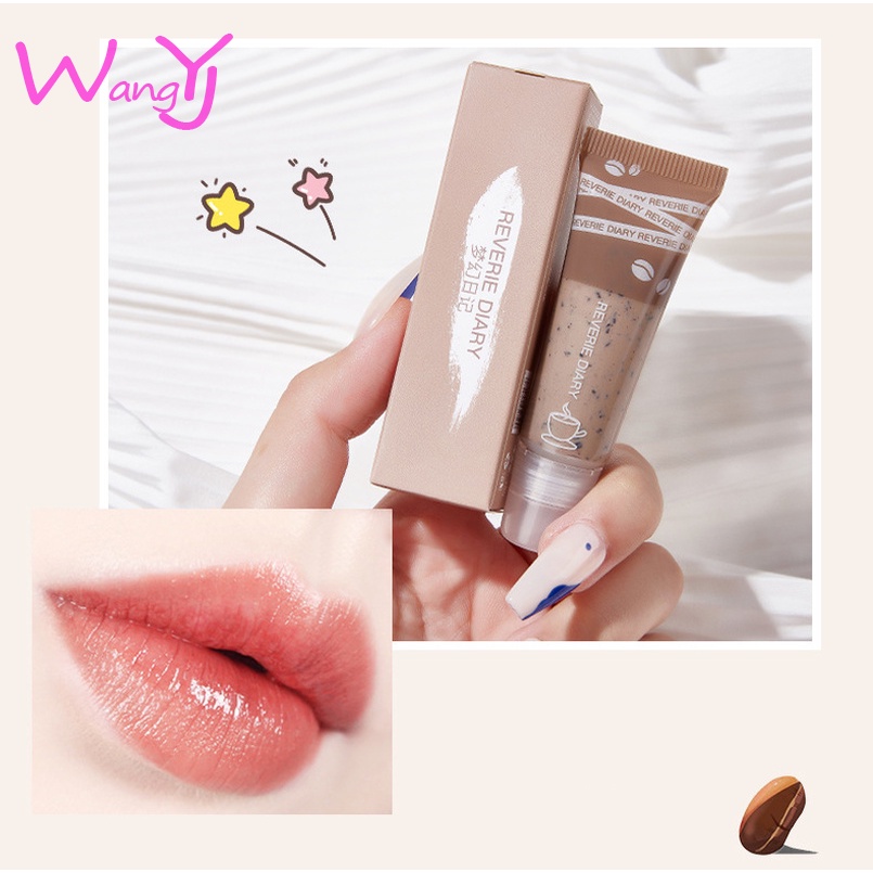 Son môi cà phên mềm mịn dưỡng ẩm tẩy tế bào chết