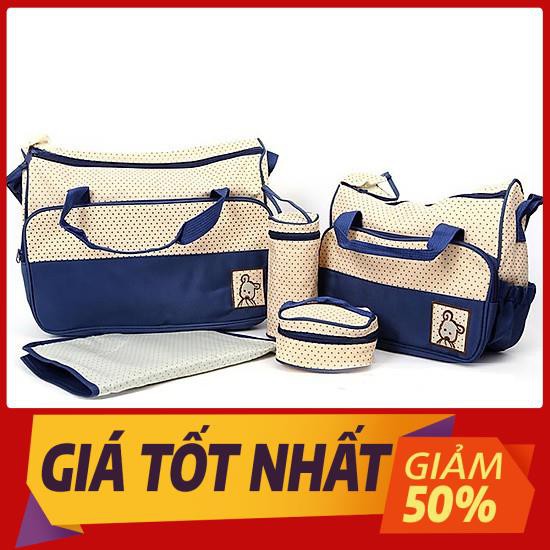 Bộ Túi Sách Mẹ Và Bé 5 Chi Tiết